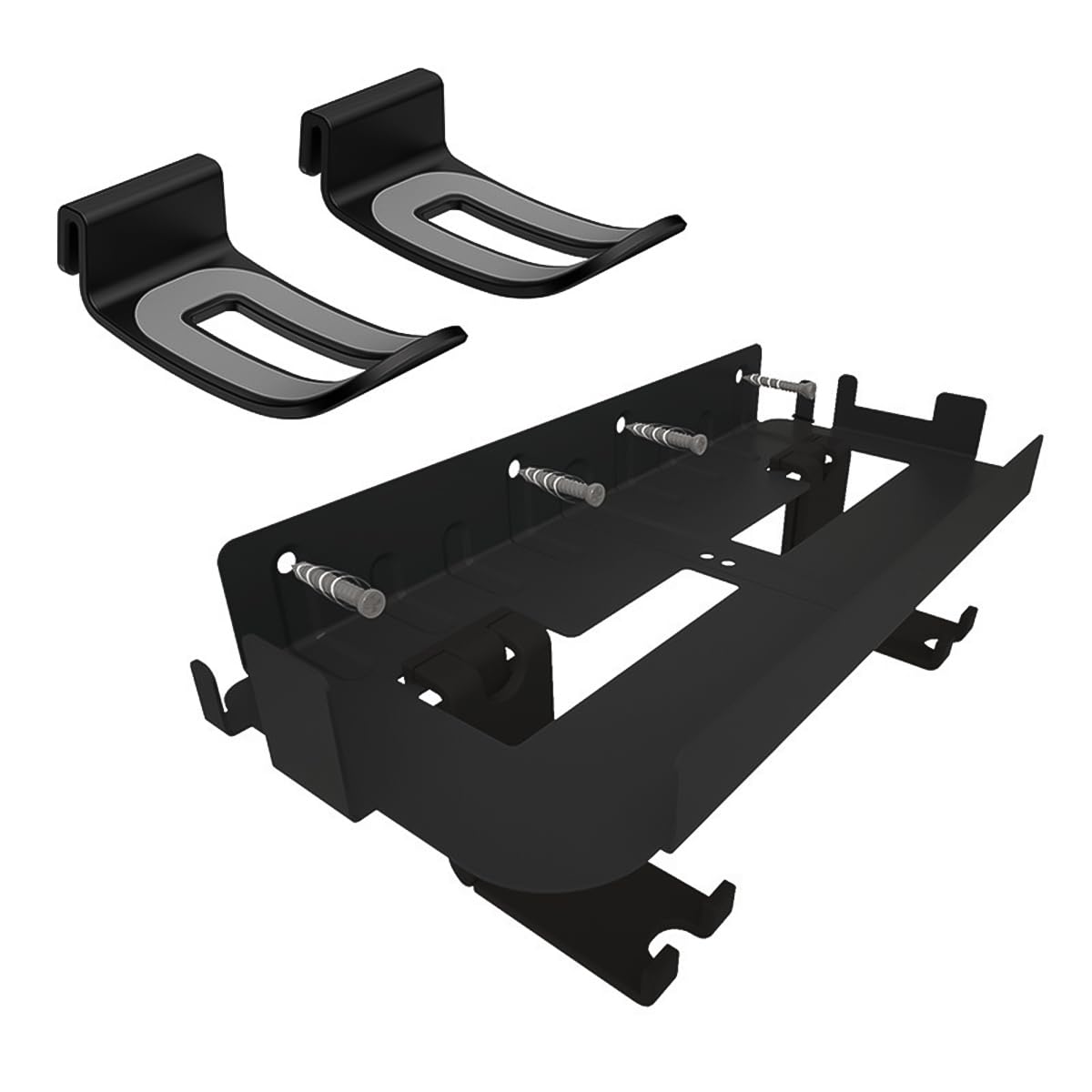ZORBES Wall Mounted Storage Bracket for PS5 Console Playstation 5 Accessories Multifunctional Metal Wall Stand with Hanging Hooks for PS Controller, Headset & Accessories, with Screws Set ZORBES Wall Mounted Storage Bracket for PS5 Console Playstation 5 Accessories Multifunctional Metal Wall Stand with Hanging Hooks for PS Controller, Headset & Accessories, with Screws Set